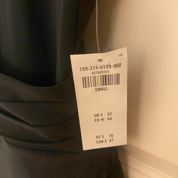 Black Abercrombie athletic wrap dress - Picture 3 of 3